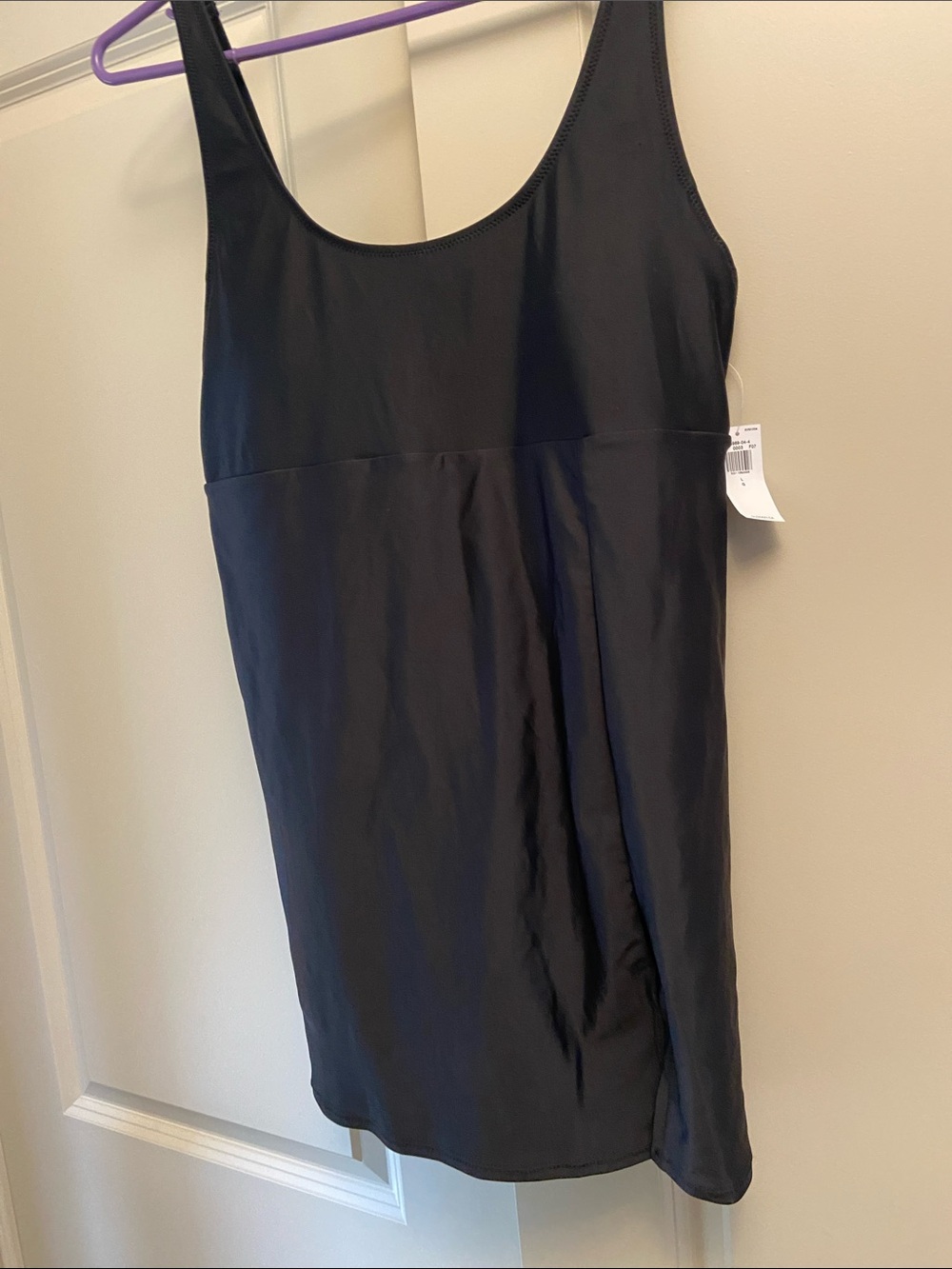 Old Navy Black One-Piece Tank Swim Dress